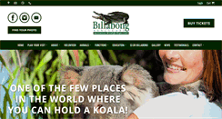 Desktop Screenshot of billabongsanctuary.com.au