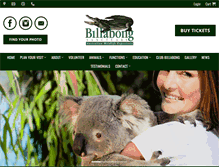 Tablet Screenshot of billabongsanctuary.com.au